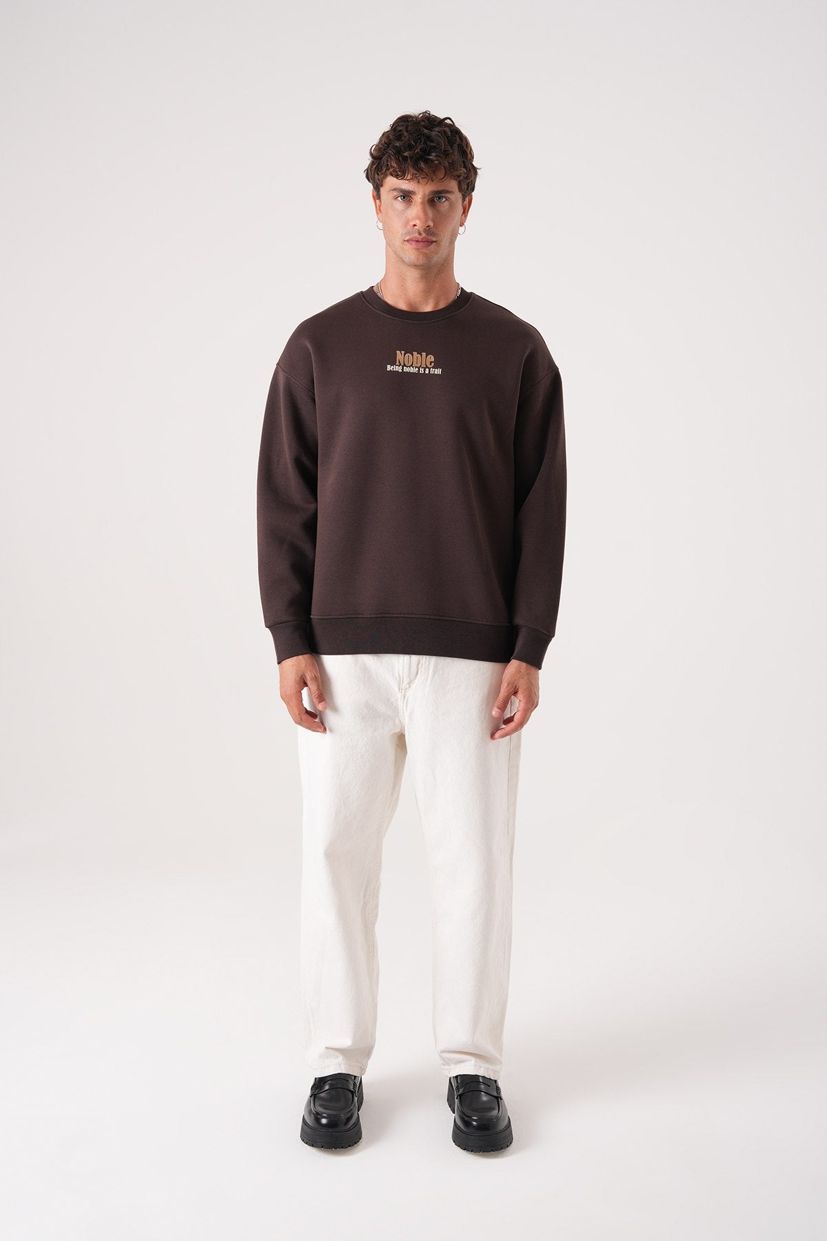 SWEATSHIRT NOBLE BROWN 257018
