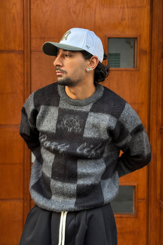 JUMPER COZY LIFE BLACK RT 60-10