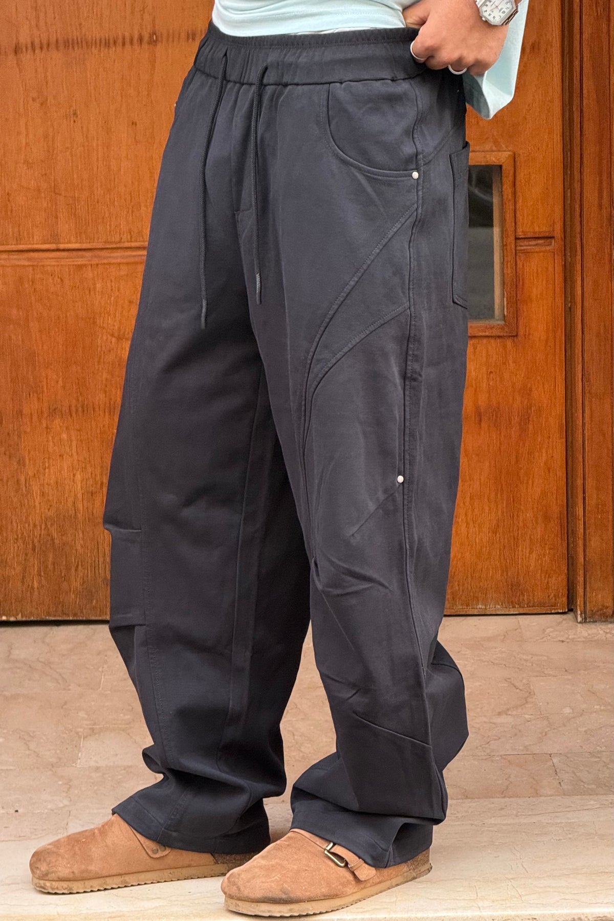 PANTALLON OVERSIZE BLACK  CN
