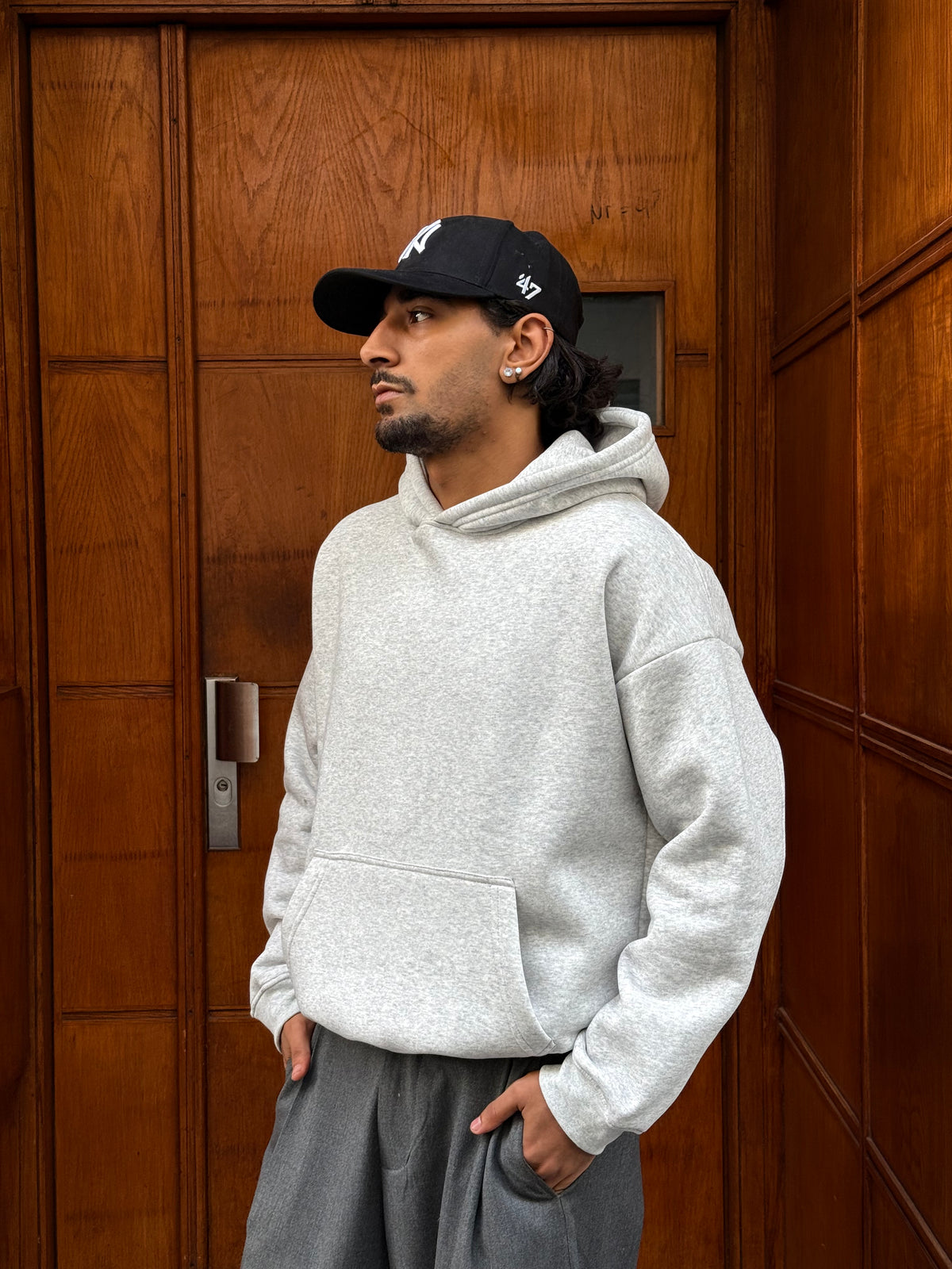 HOODIES BASIC GREY OVX