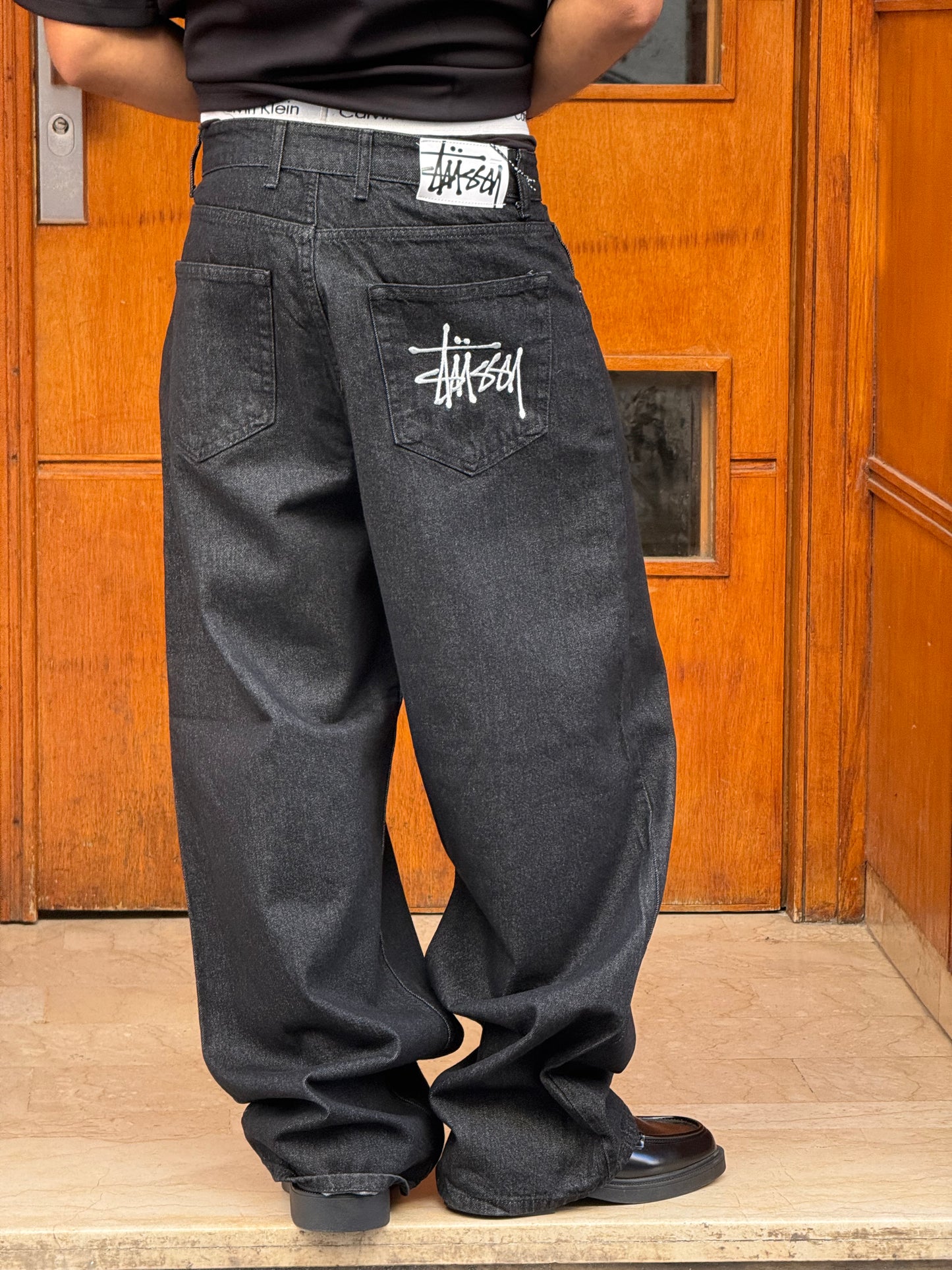 SUPPER BAGGY STUSSY BRIDGE BLACK