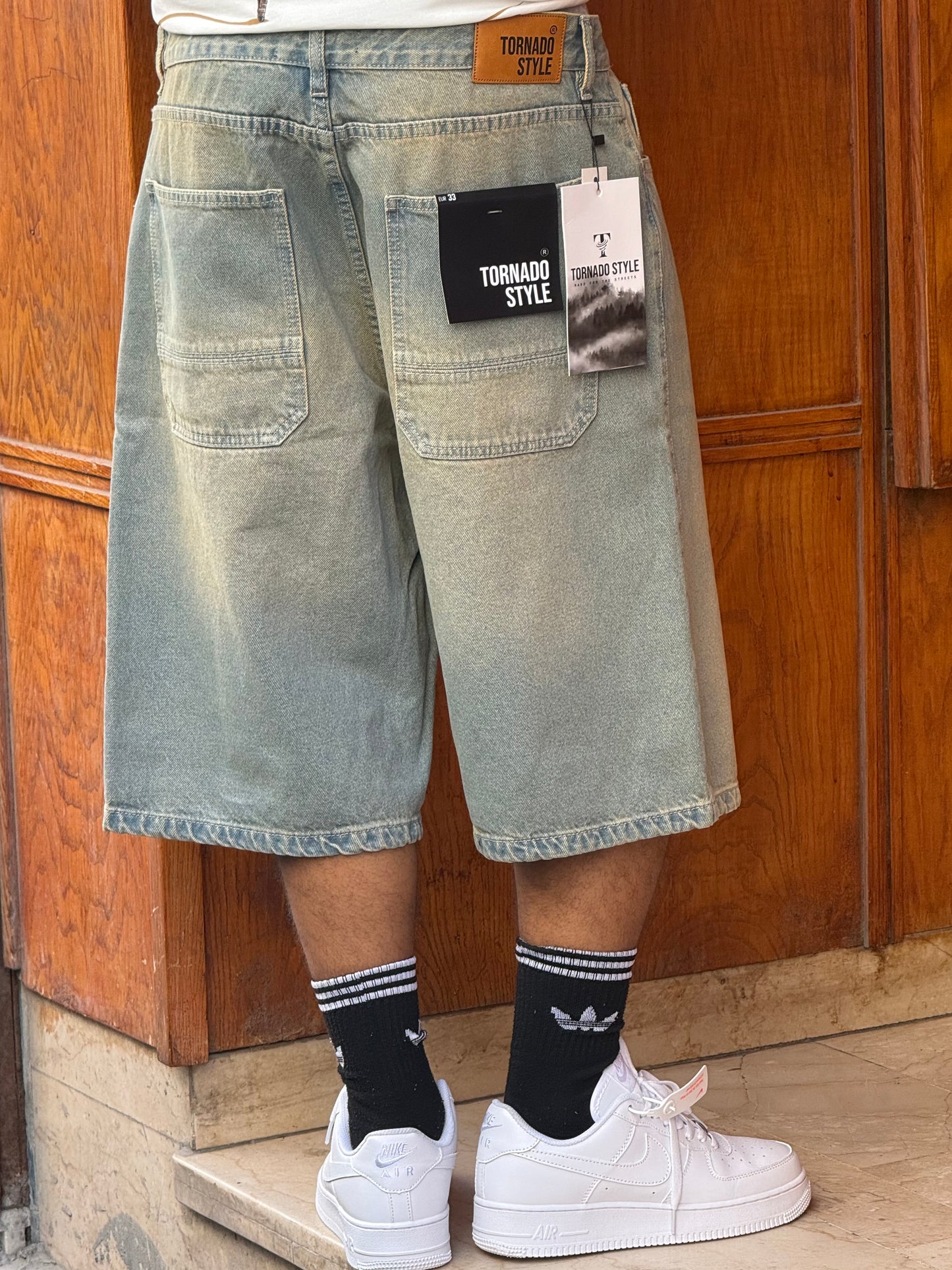 BAGGY JORTS TORNADO STYLE (DIRTY VERT)