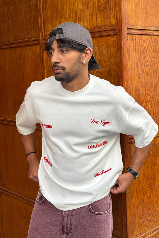 T-SHIRT ES LAS VEGAS WHITE E71-141