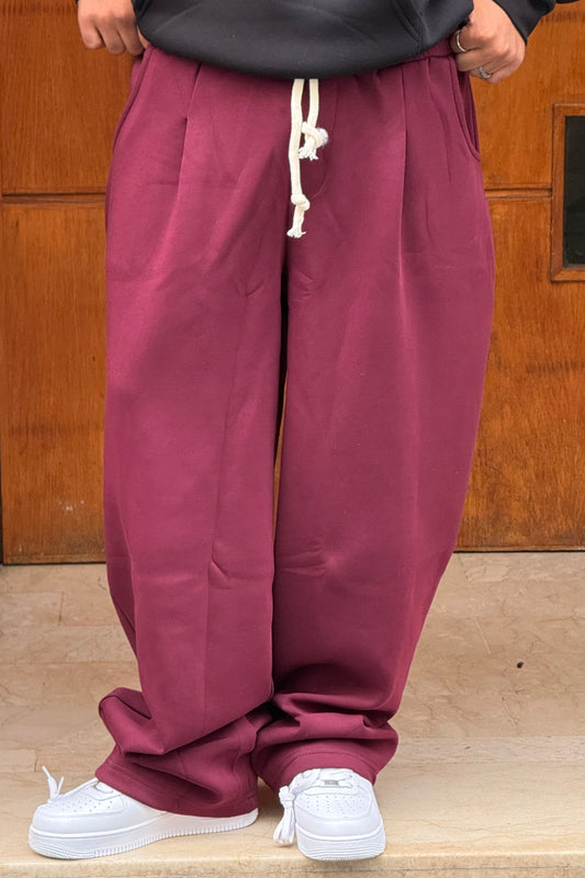 PANTALLON OVERSIZE BURGUNDY 2MR