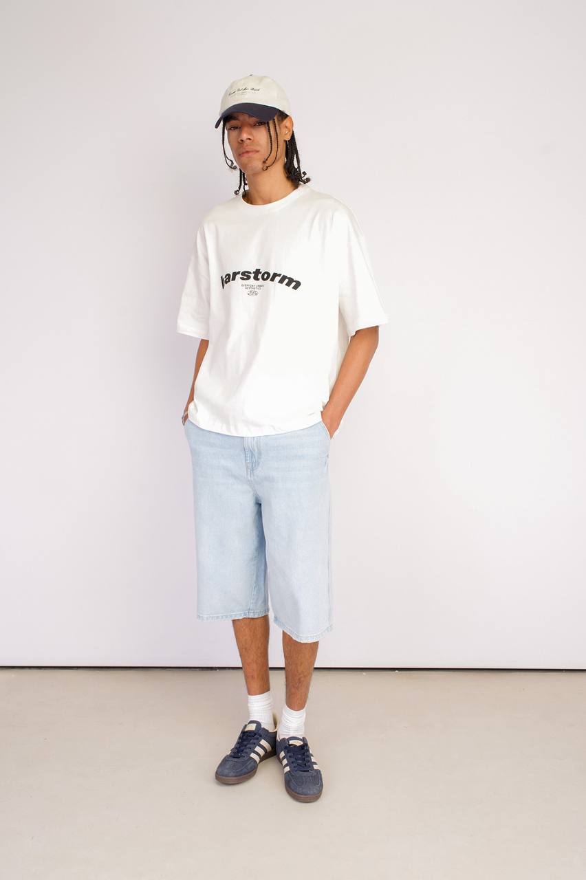T-SHIRT CROP BARSTORM WHITE 20-202