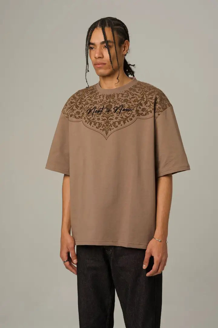 T-SHIRT BU BROWN T-43