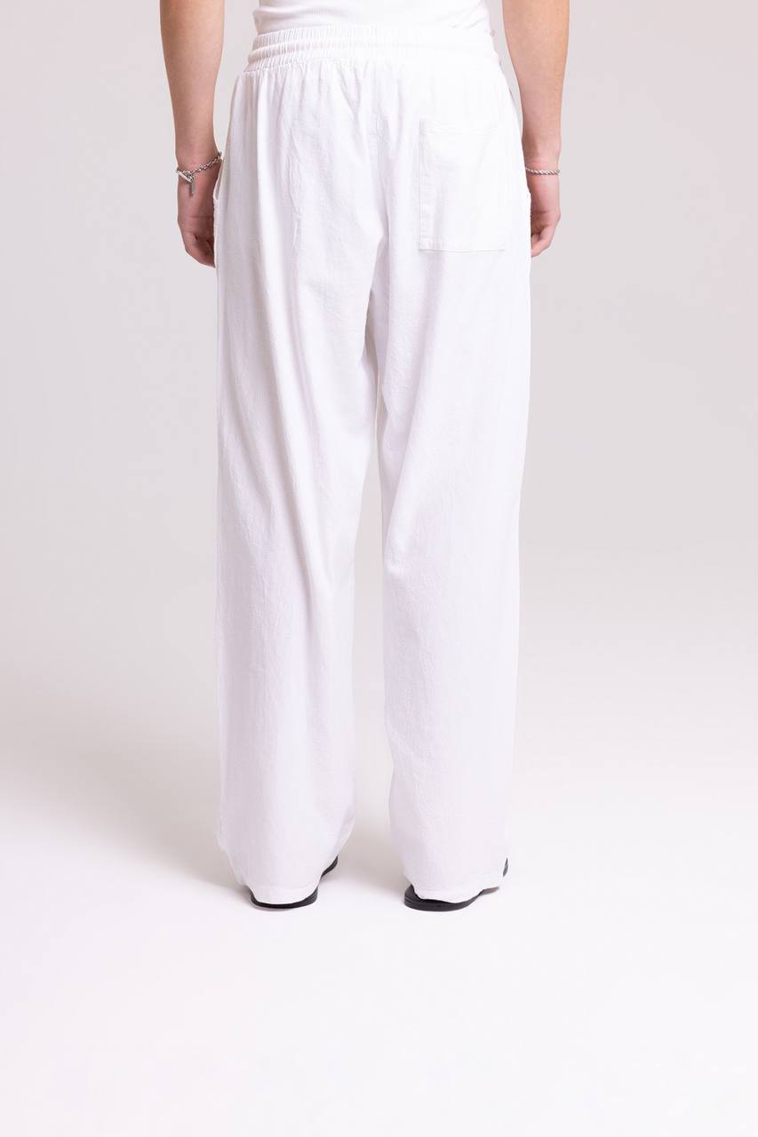 LINEN PANTS WHITE 40-10-4