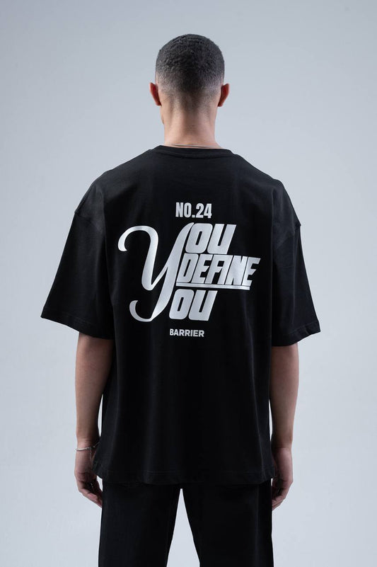 T-SHIRT YOU DEFINE YOU BR BLACK 20-54
