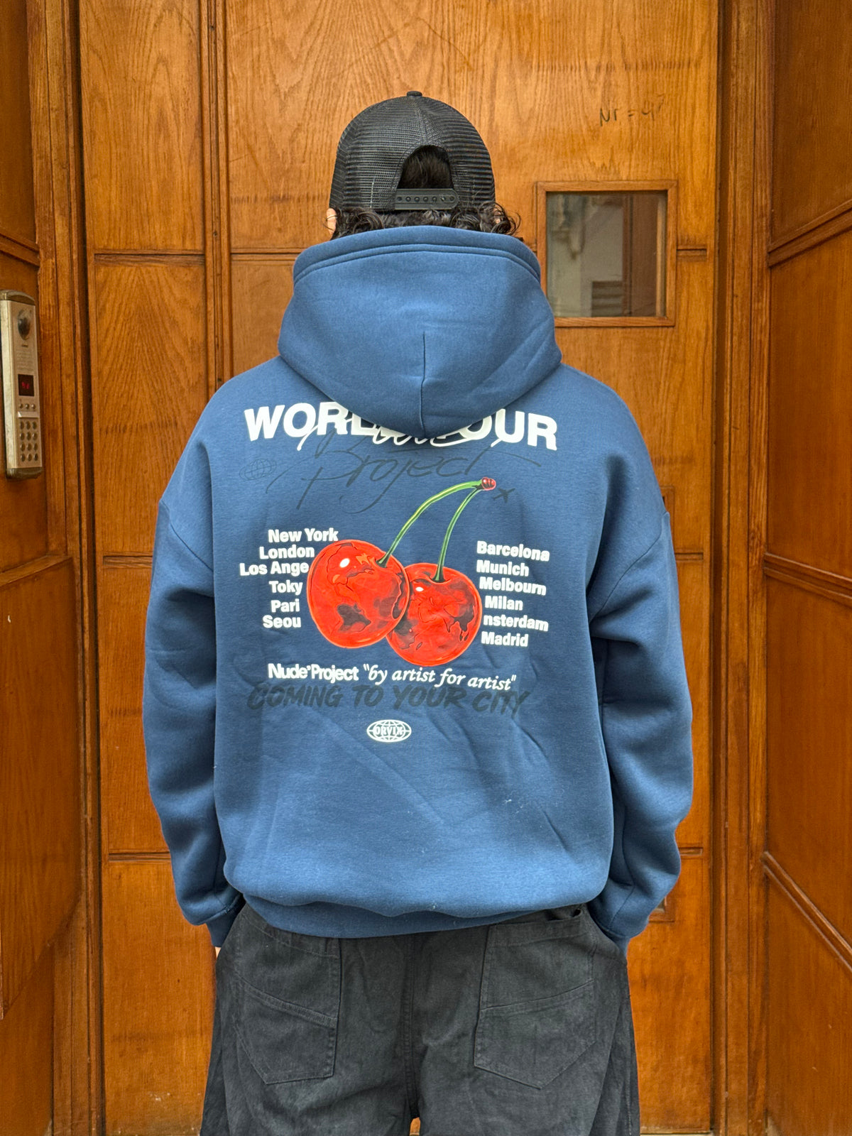 HOODIES WORLD TOUR BLUE OVX
