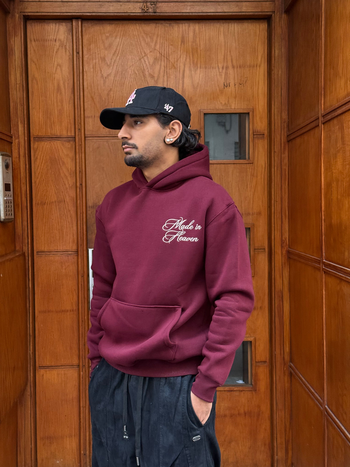 HOODIES MADE IN HEAVEN BURGUNDY BL