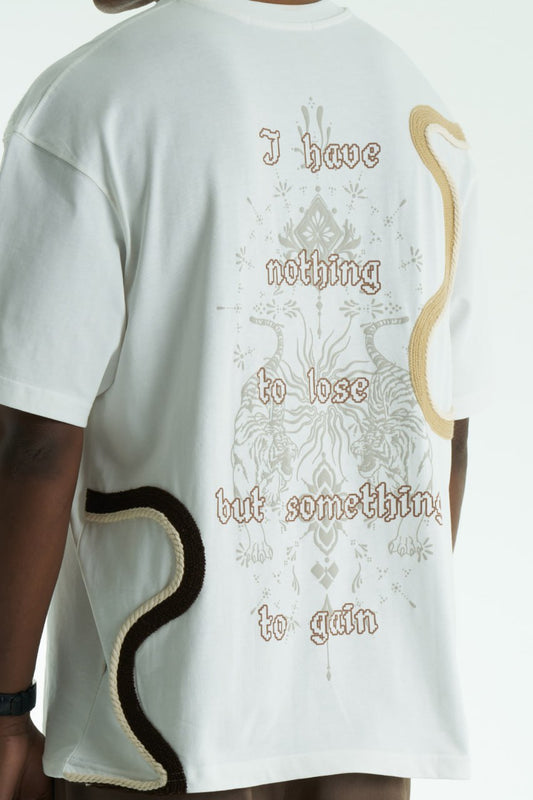 T-SHIRT SW I HAVE NOTHING WHITE 5068