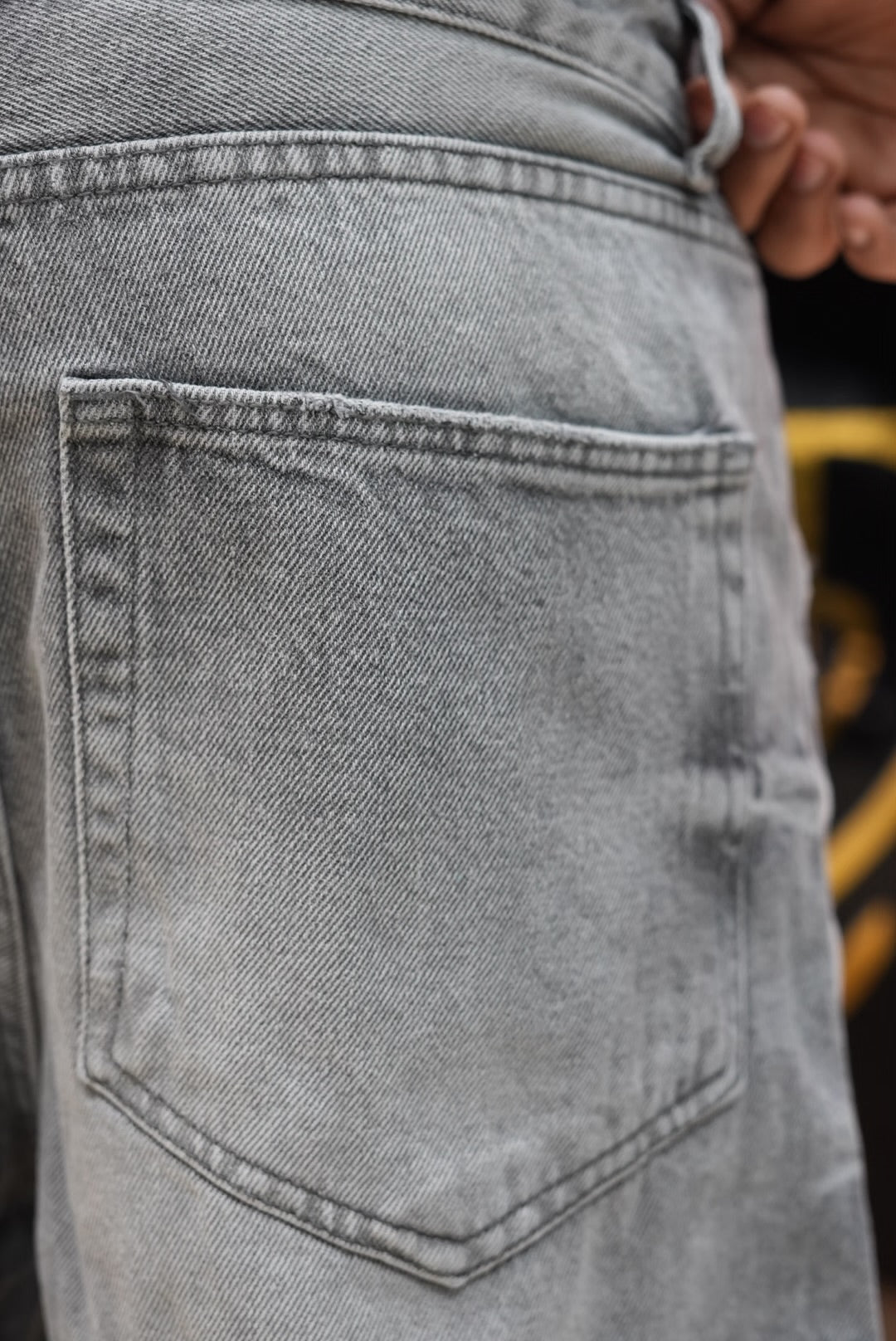 SUPPER BAGGY JEANS GRIS