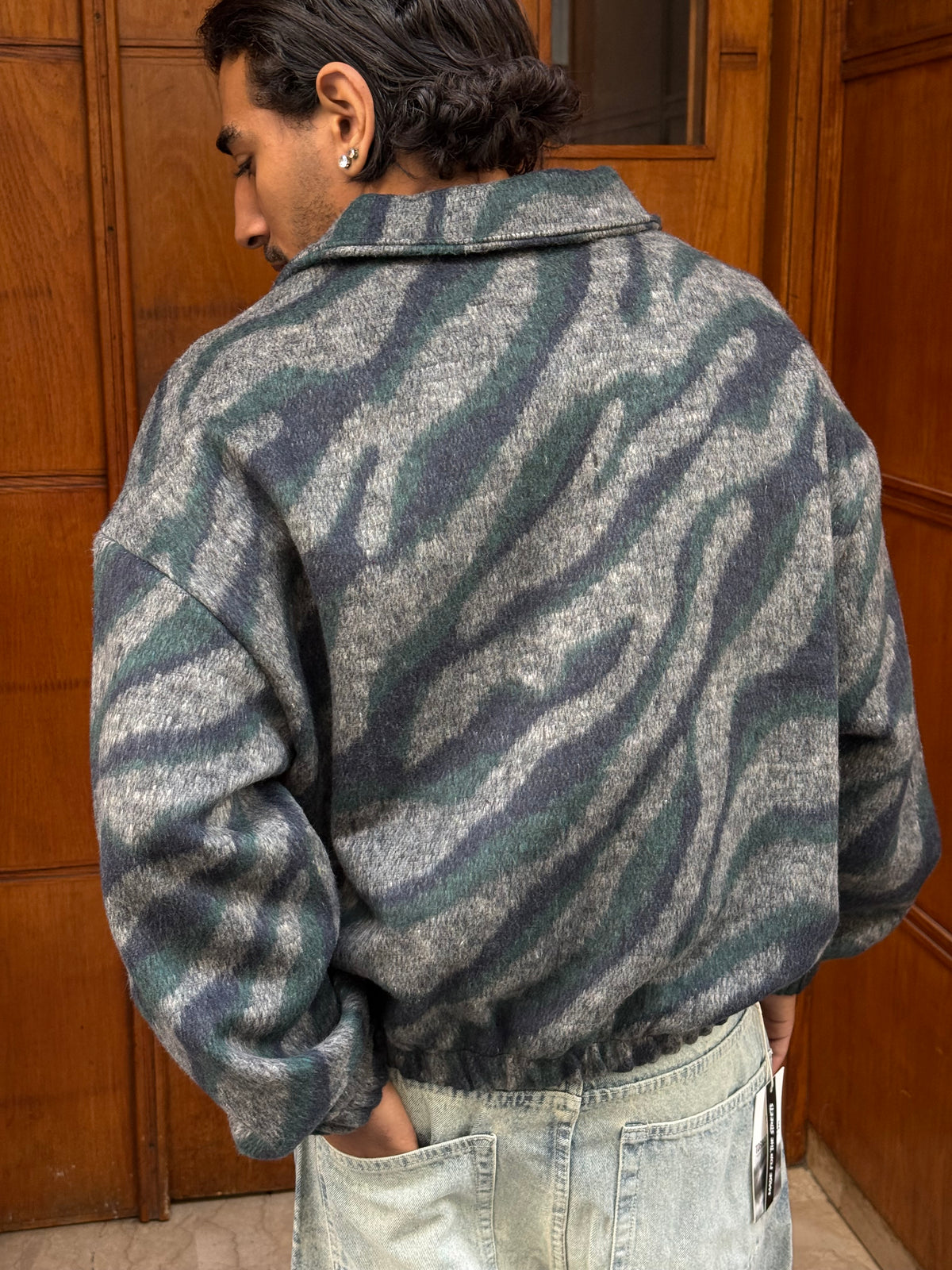 JACKET ZEBRA GREEN PZ