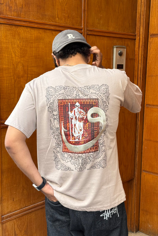 T-SHIRT (و) BEIGE BL