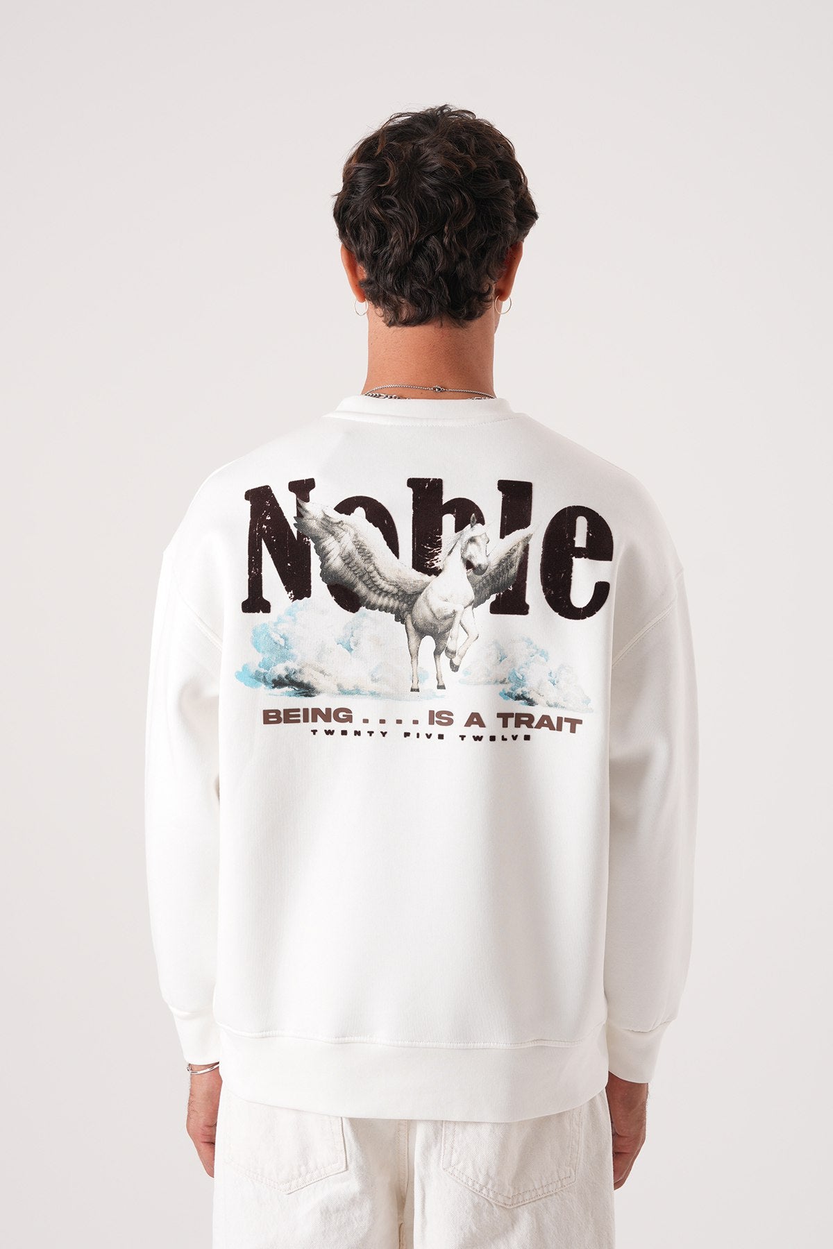 SWEATSHIRT NOBLE WHITE 257018