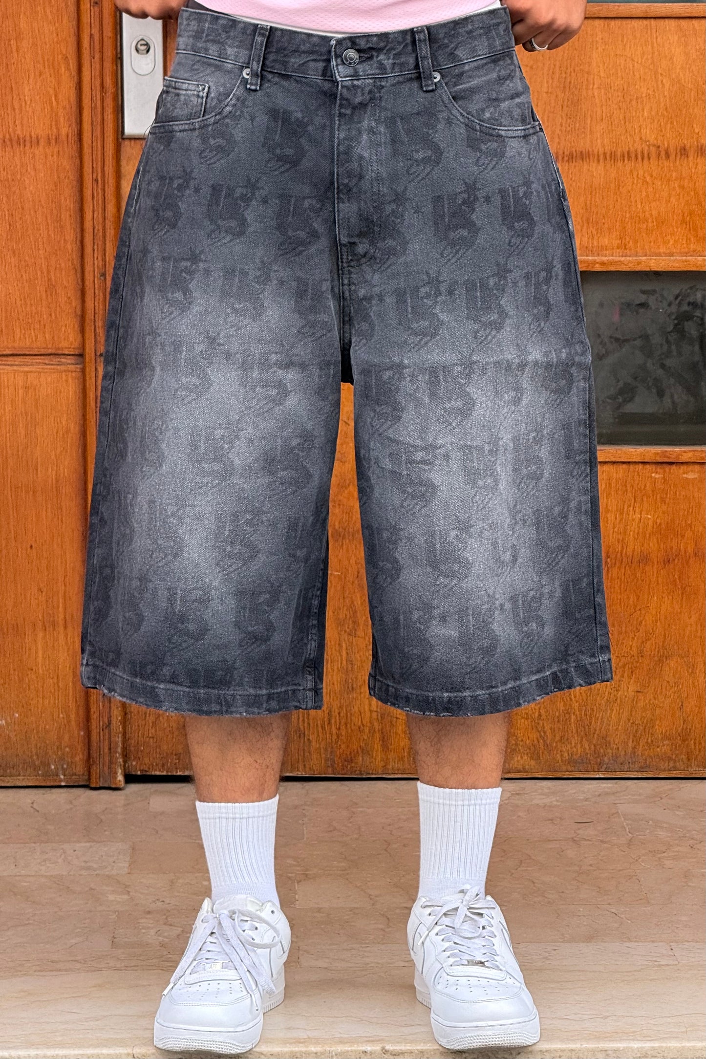 BAGGY JORTS LASER BLACK BS