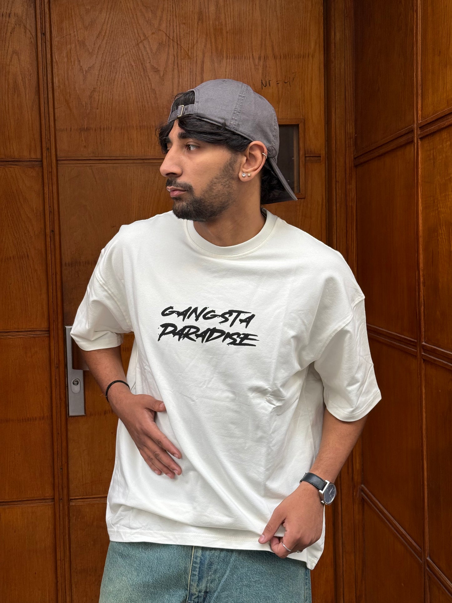 T-SHIRT GANGSTA WHITE ESCO