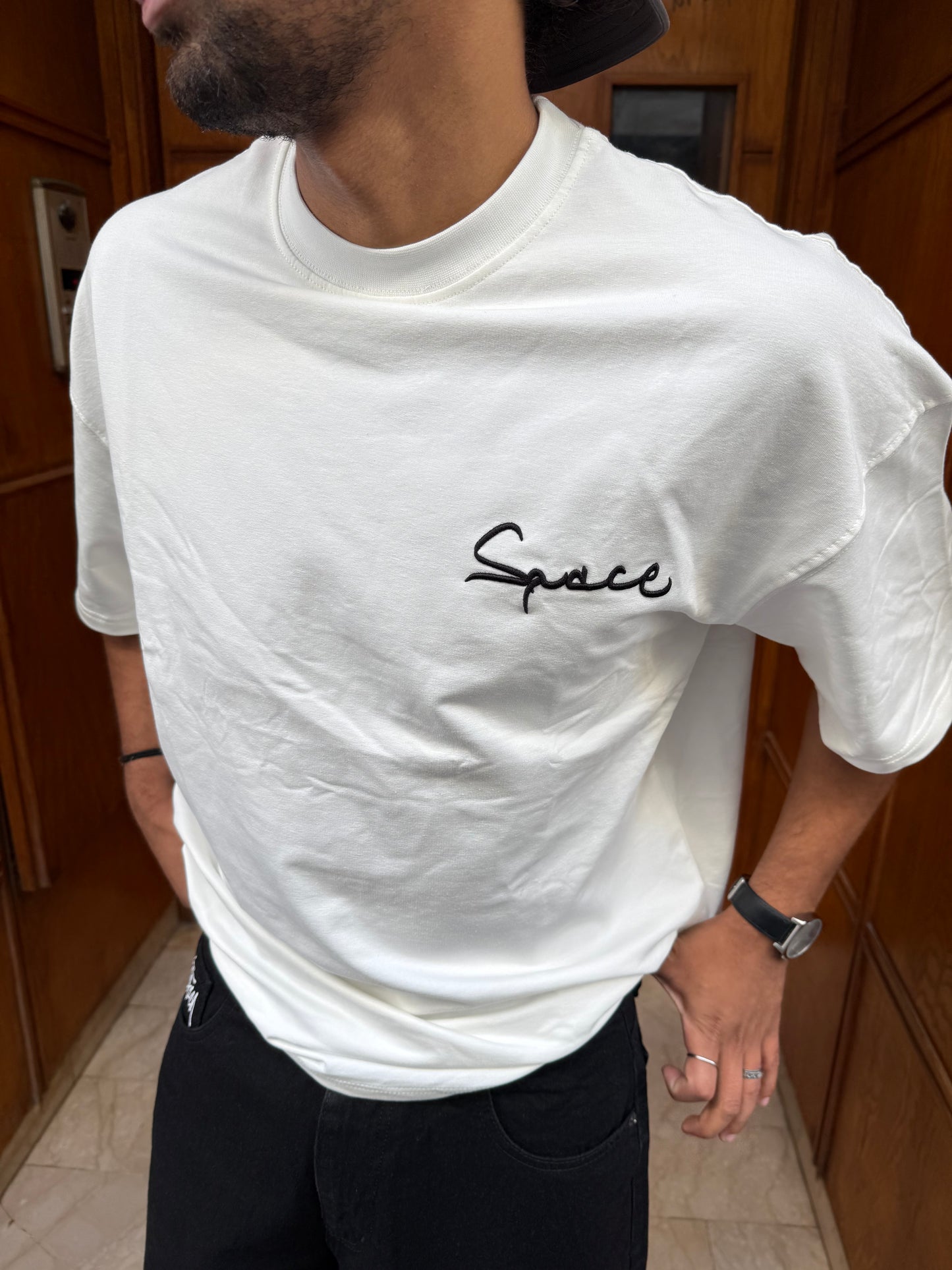 T-SHIRT SPACE WHITE ESCO