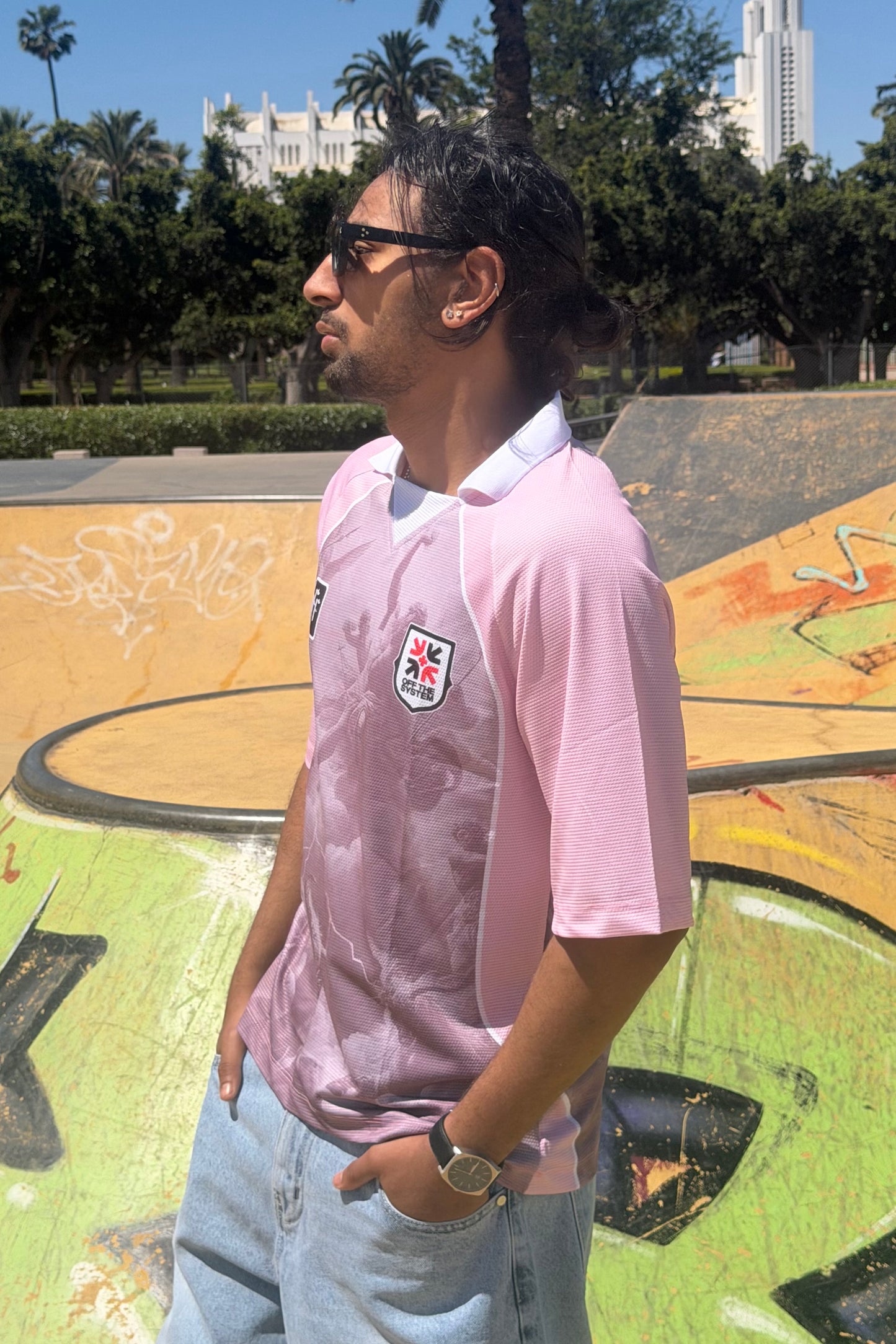 AMERICAN T-SHIRT OFF PINK 8895