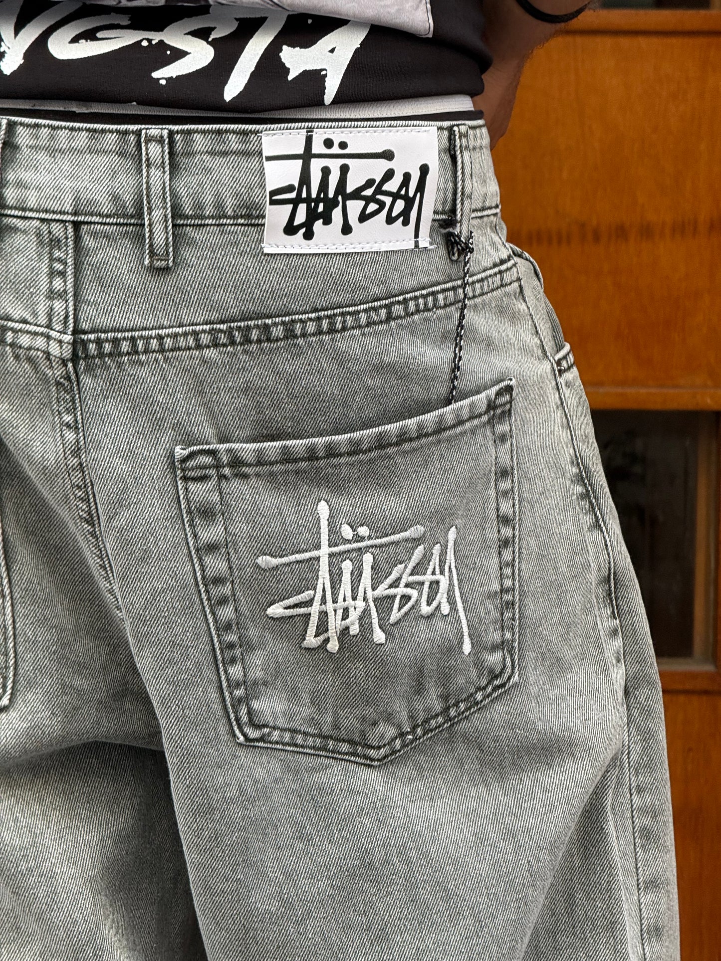 SUPPER BAGGY STUSSY NORMANDY GREY