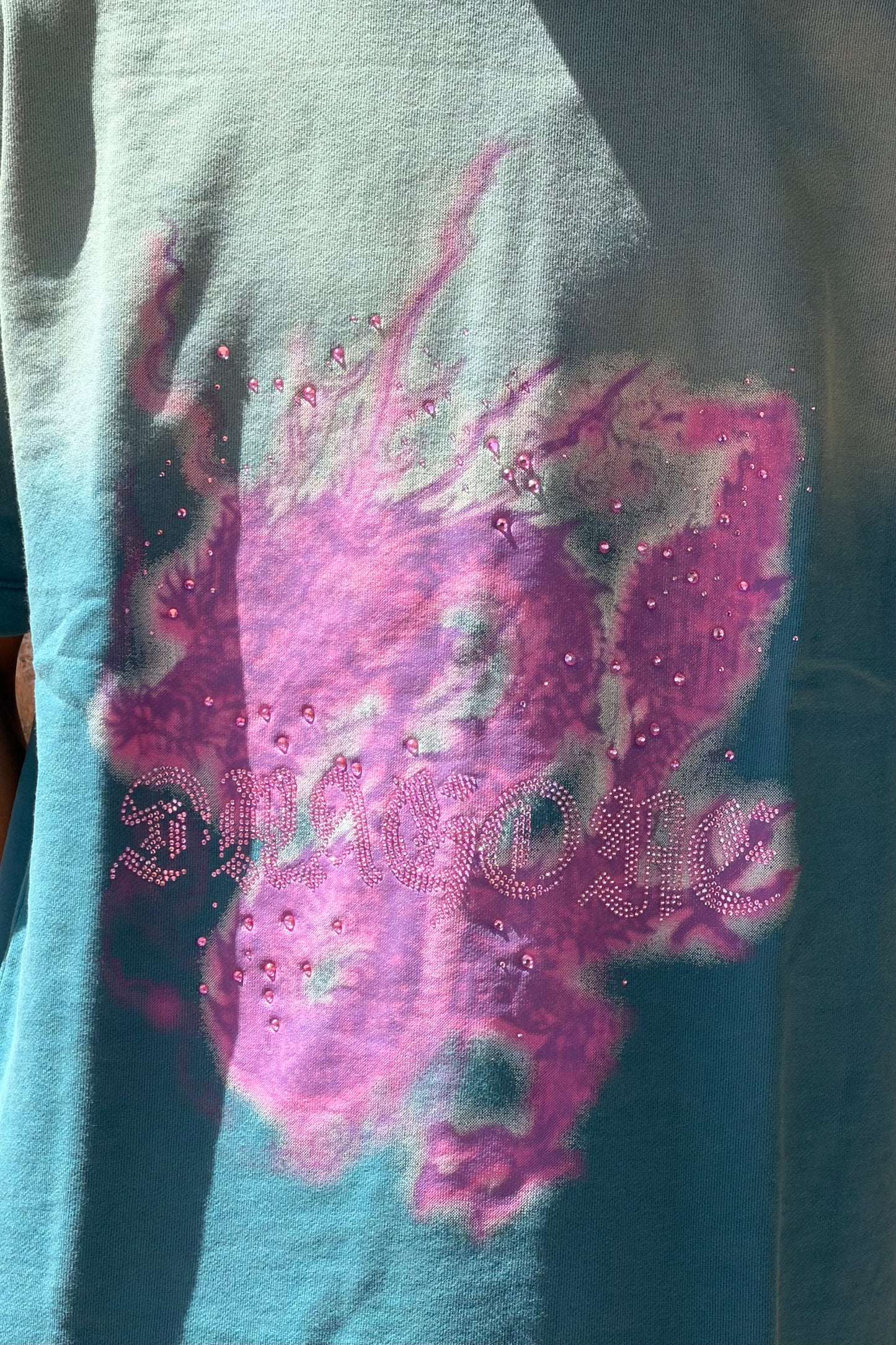 T-SHIRT WASHED DRAGON GREEN
