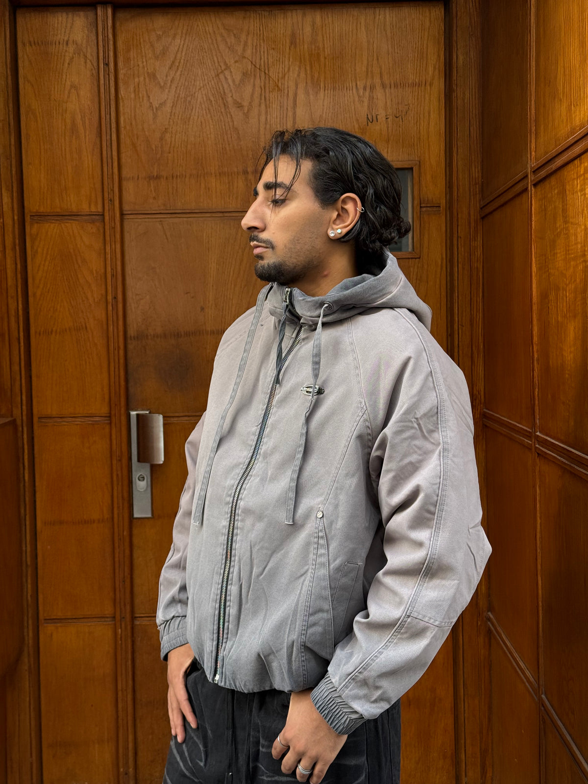 JACKET AVEC CAPUCHE WASHED DIRTY CN