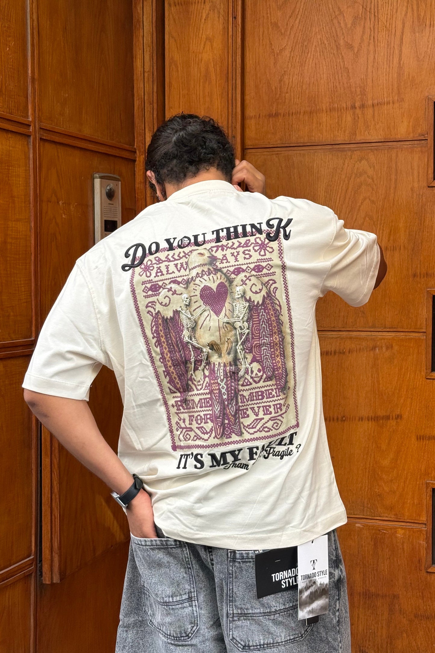 T-SHIRT DO YOU THINK BEIGE 261044