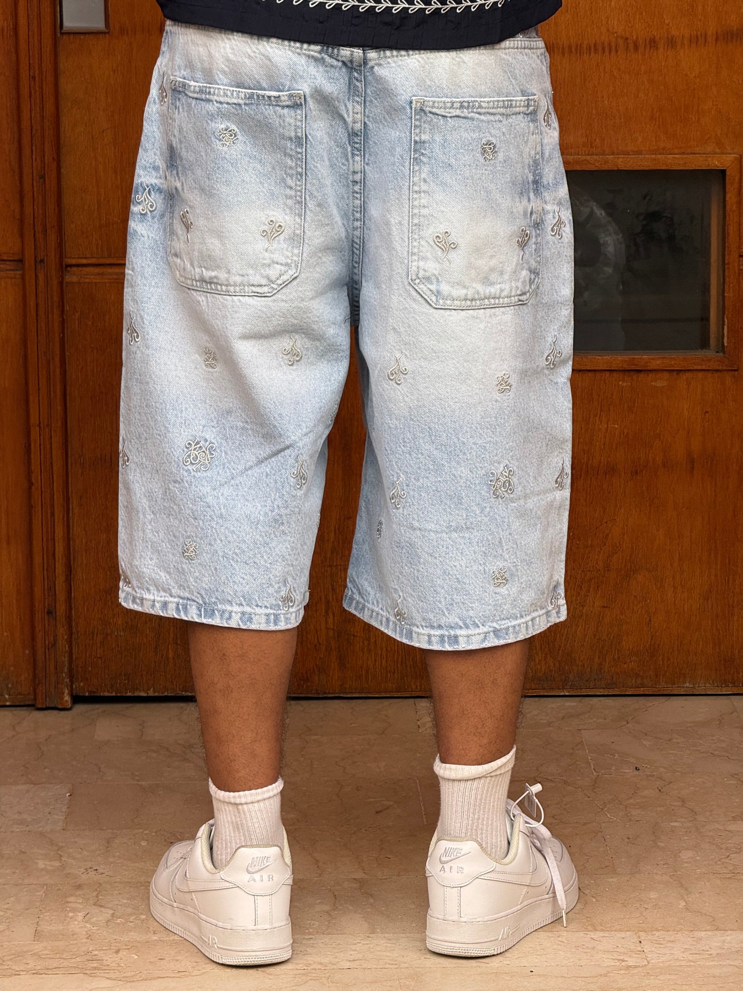 SKATER JORTS BRODERIE DELAVE