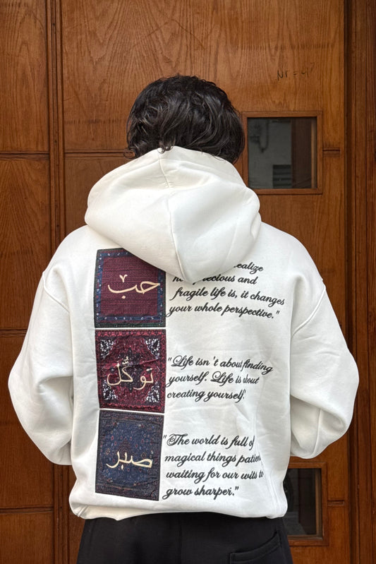 HOODIES (حب) WHITE BL