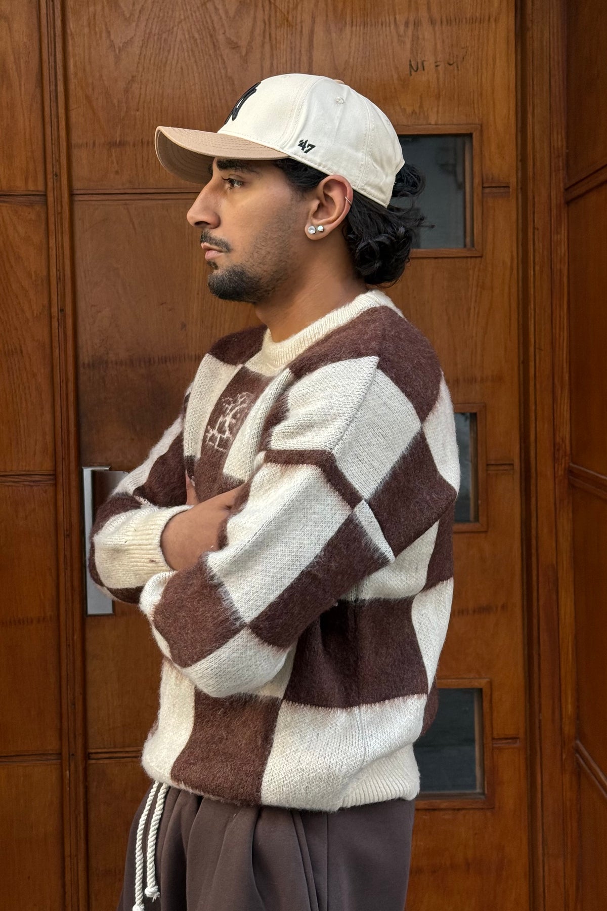 JUMPER COZY LIFE BROWN RT 60-10