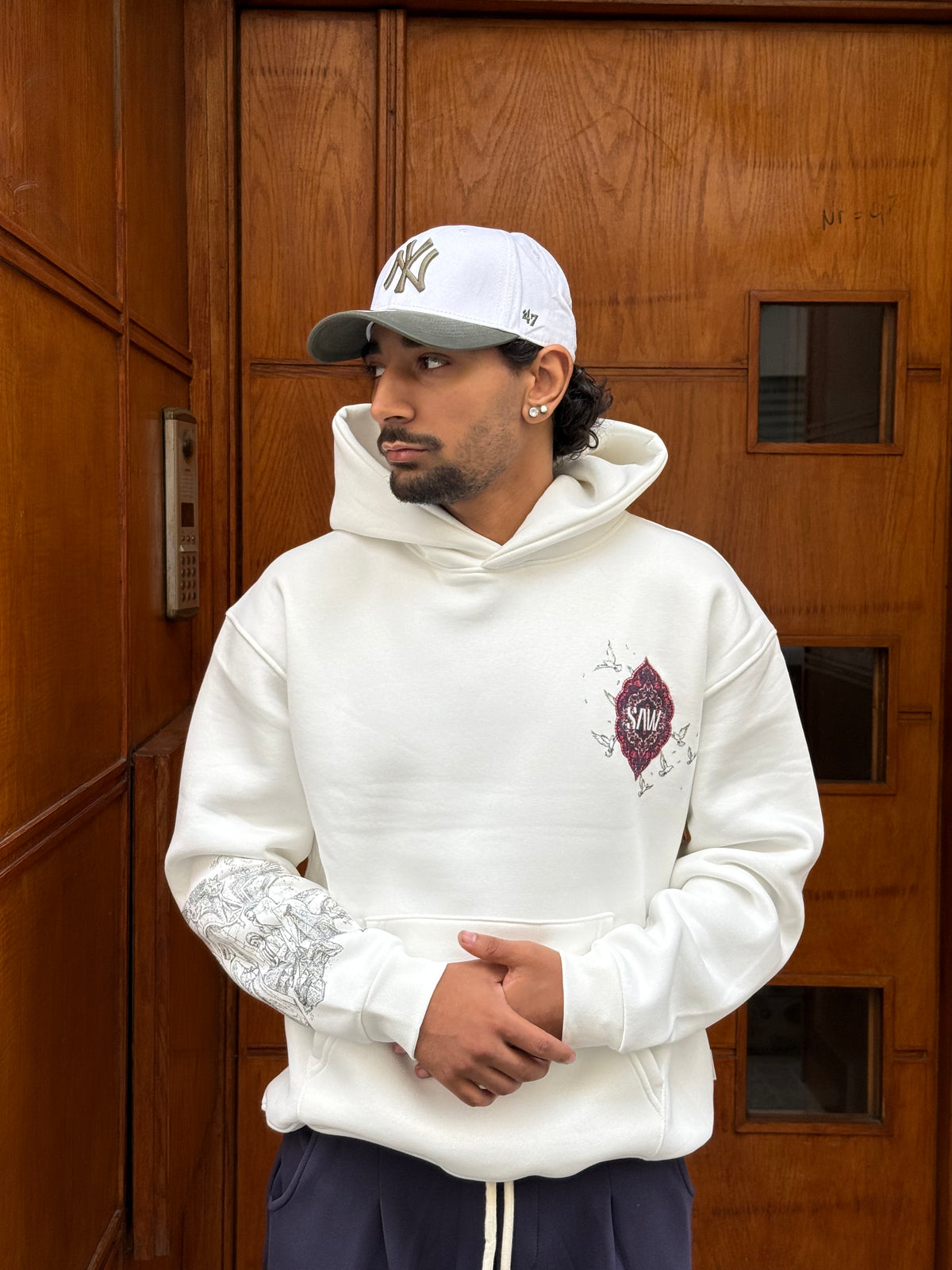 HOODIES SW WHITE 5285