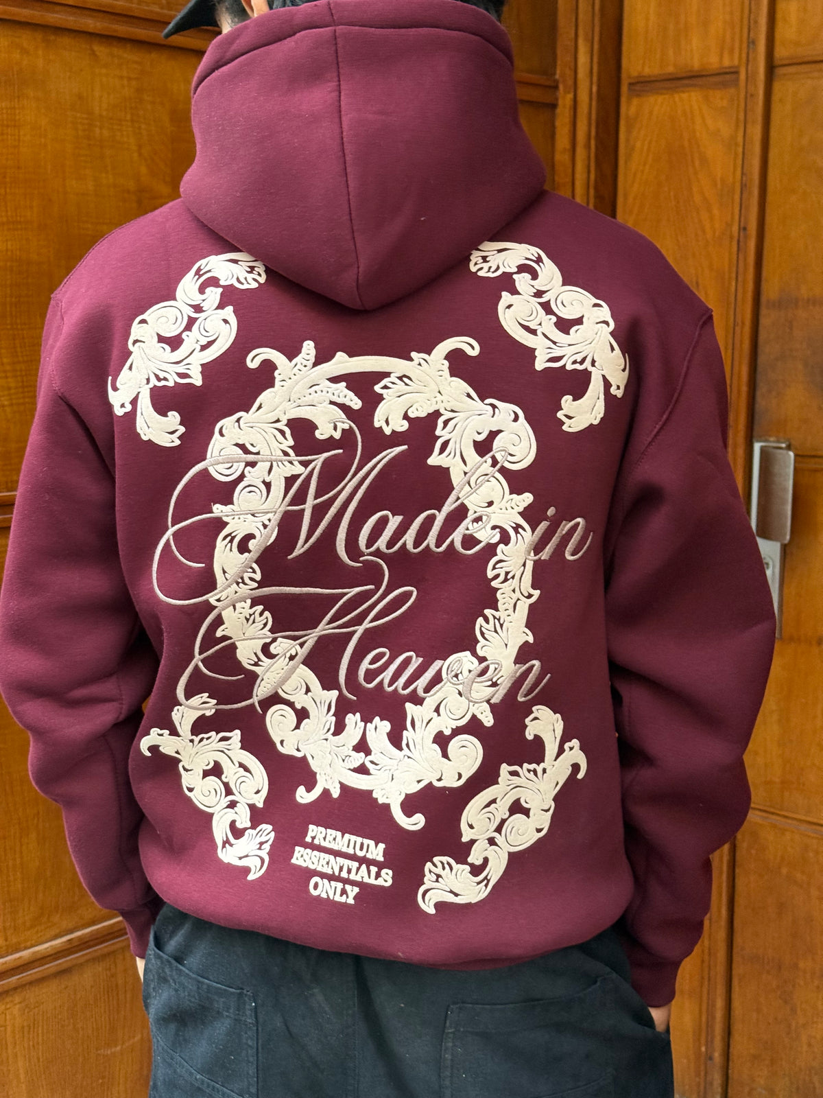 HOODIES MADE IN HEAVEN BURGUNDY BL