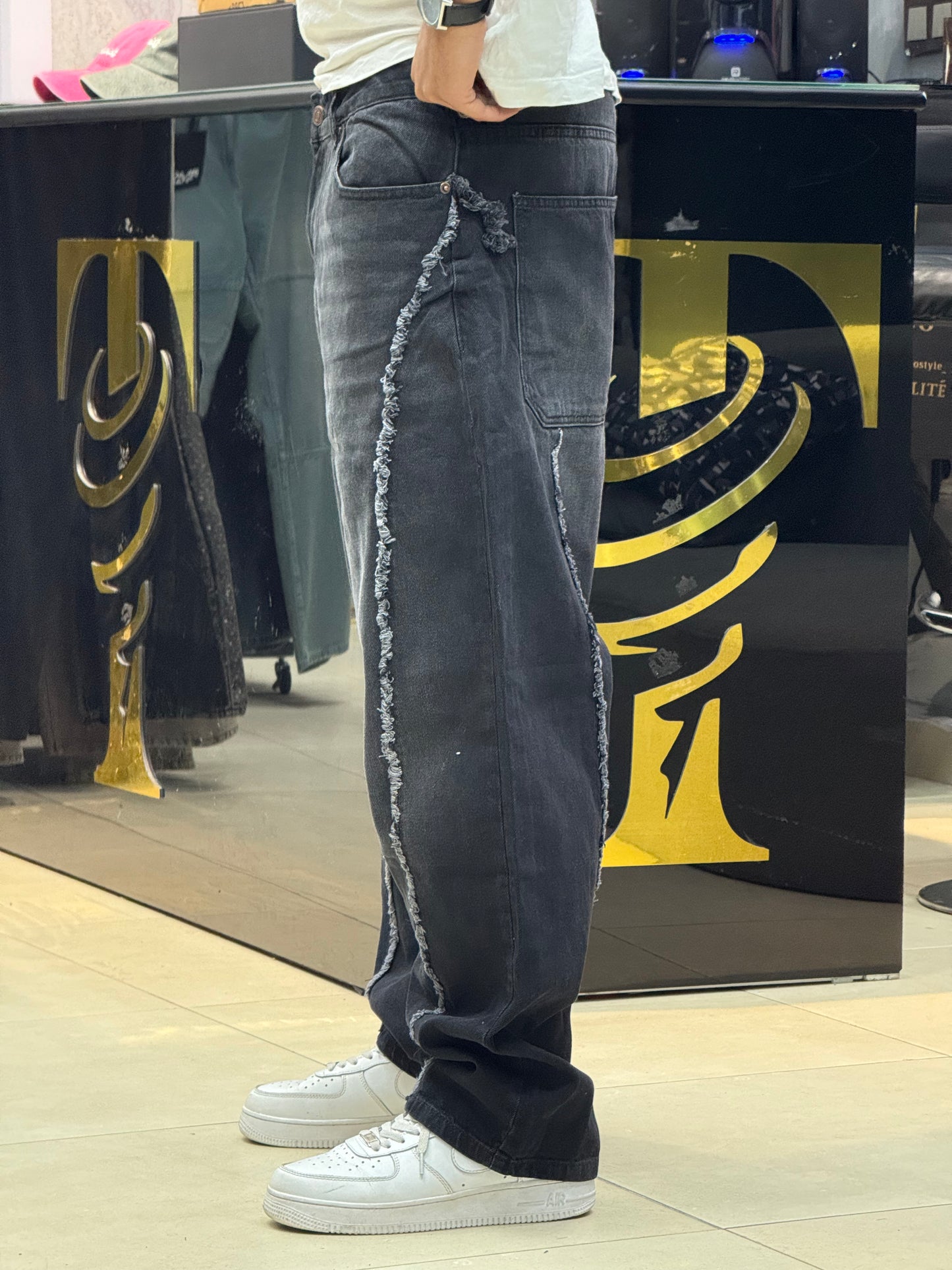 BAGGY JEANS STORM NOIR