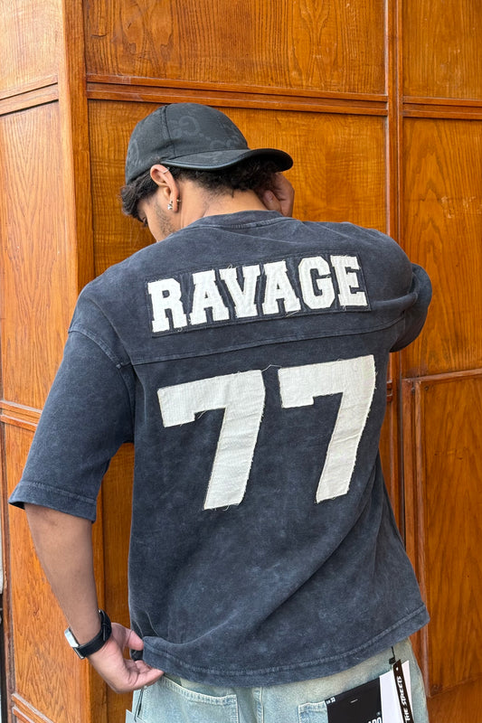 T-SHIRT ES 77 RAVAGE BLACK E71-164