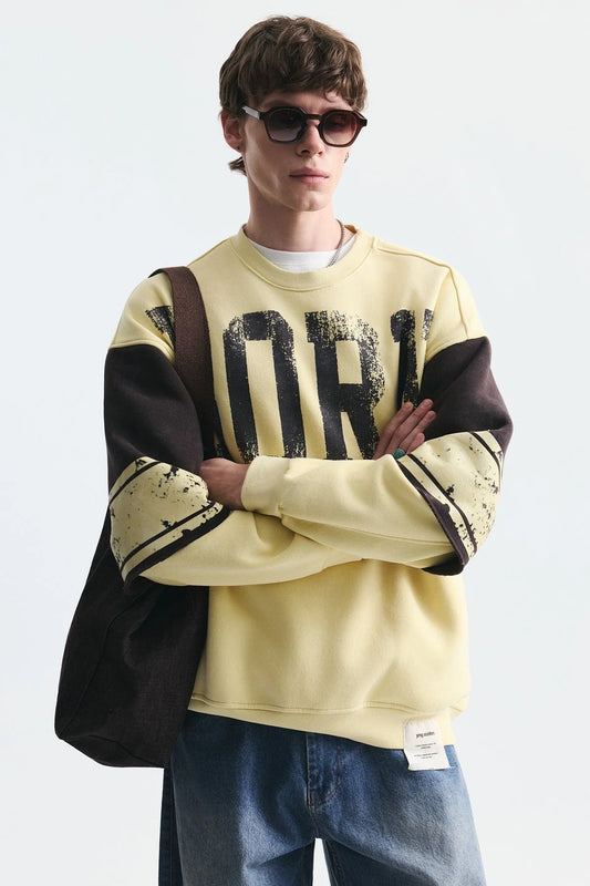 SWEATSHIRT BORN YELLOW VM V70-237