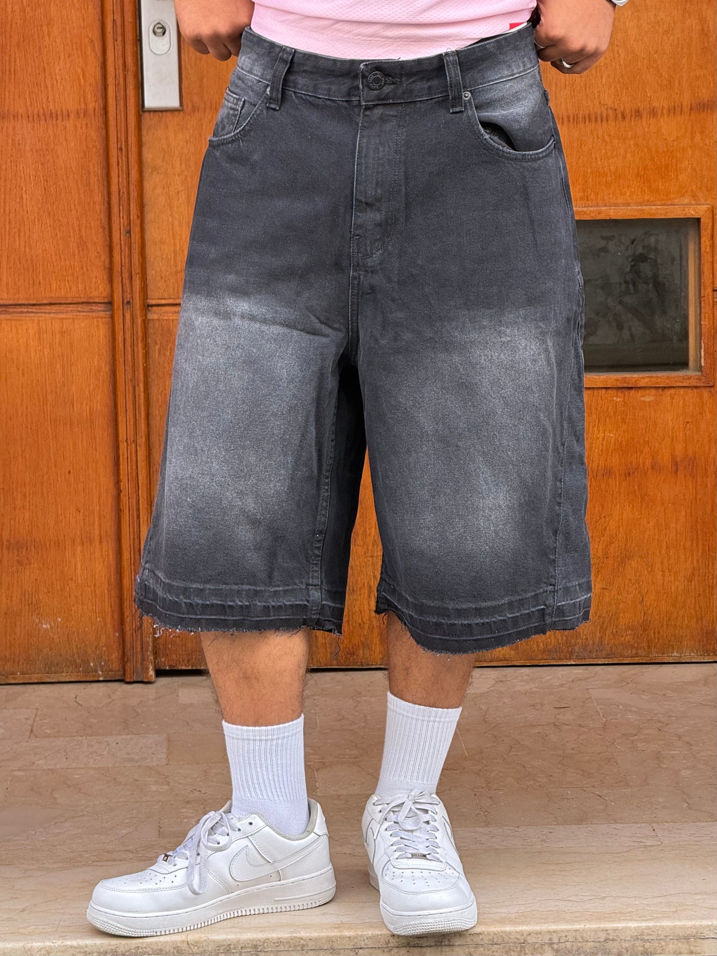 BAGGY JORTS FLARE BLACK BS