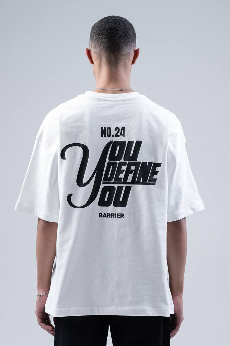 T-SHIRT YOU DEFINE YOU BR WHITE 20-54