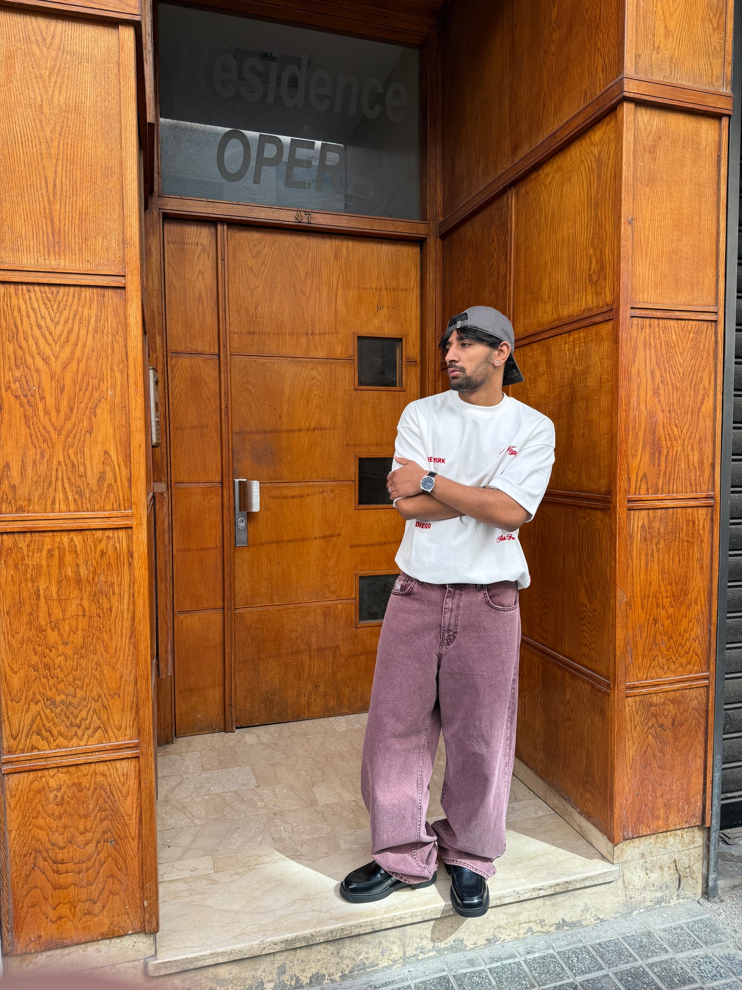 SUPPER BAGGY STUSSY BURGUNDY