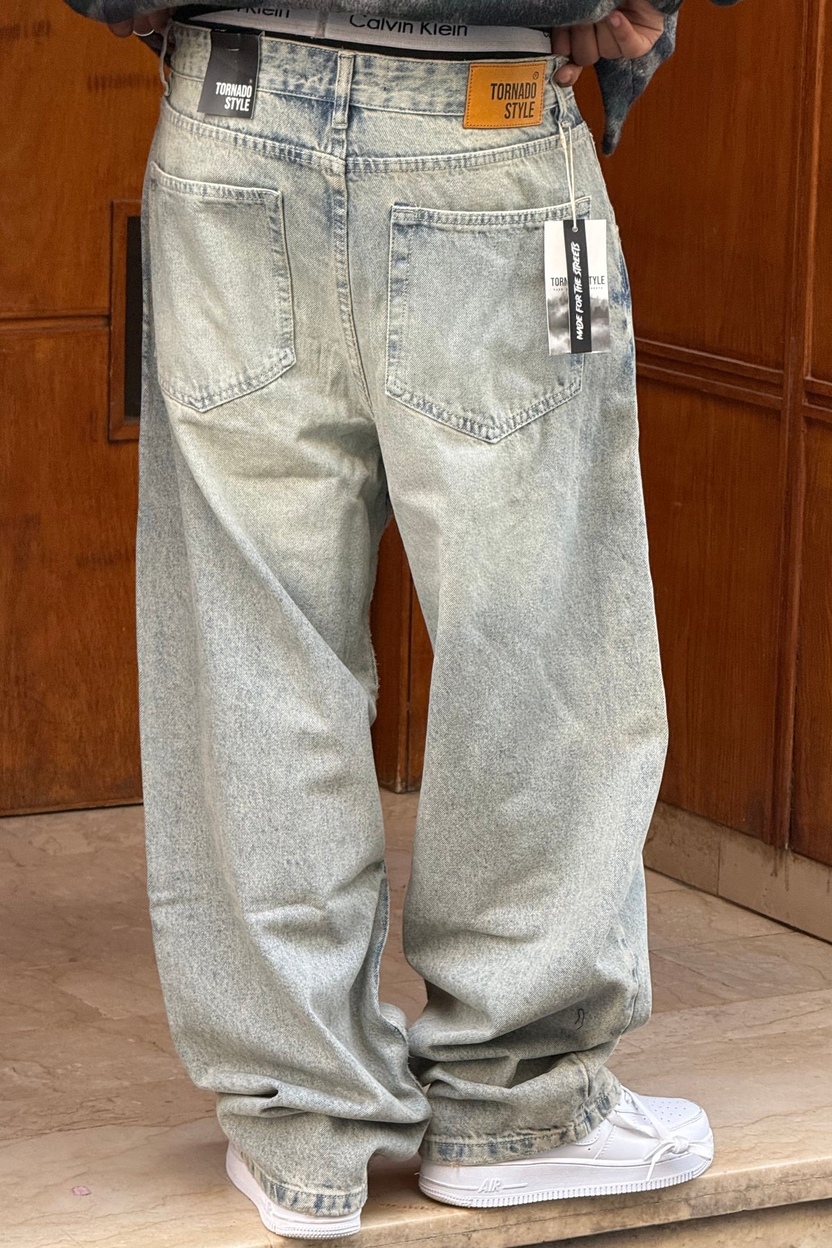 SUPPER BAGGY JEANS TORNADO STYLE (DIRTY CLAIR)