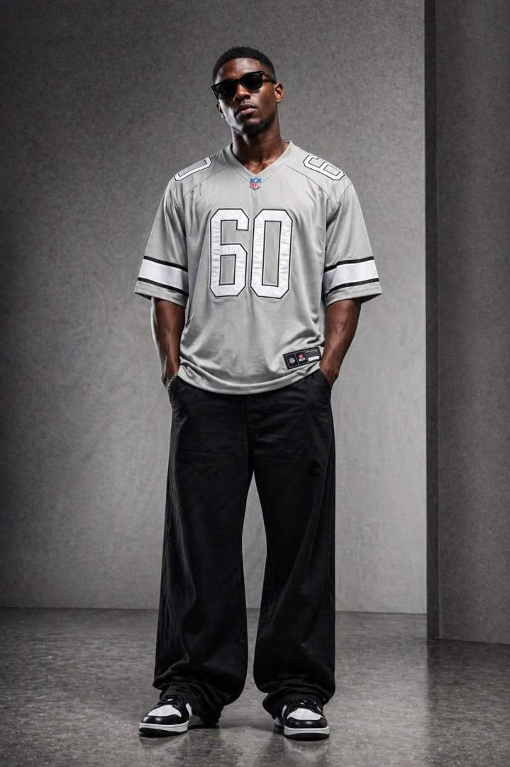JERSEY NFL 60 GREY F-17
