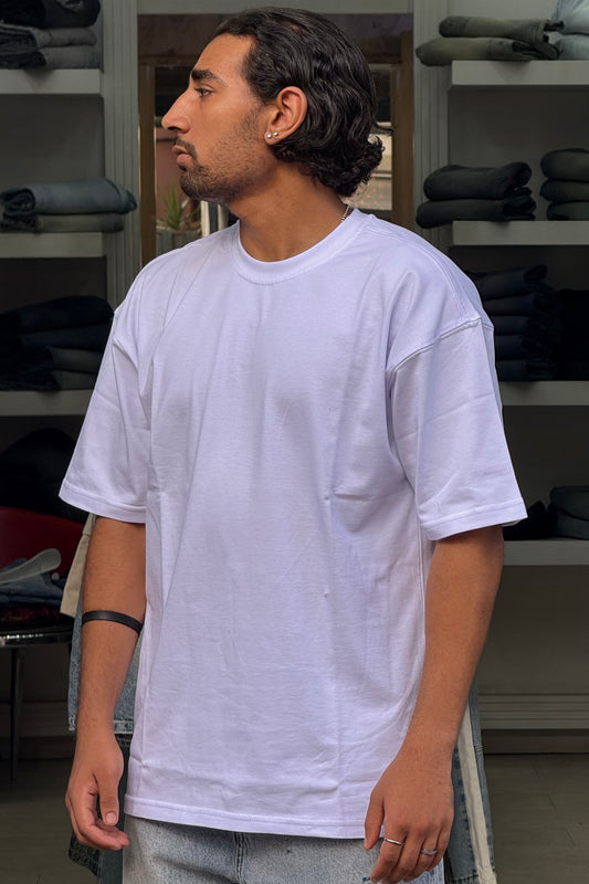 T-SHIRT OVERSIZE BLANC