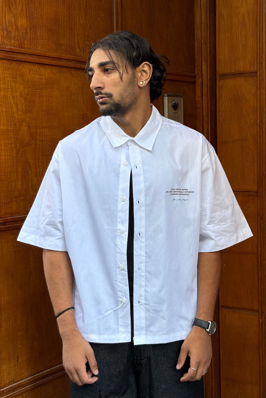 CHEMISE CROP URBAN NIGHT BR WHITE 10-240