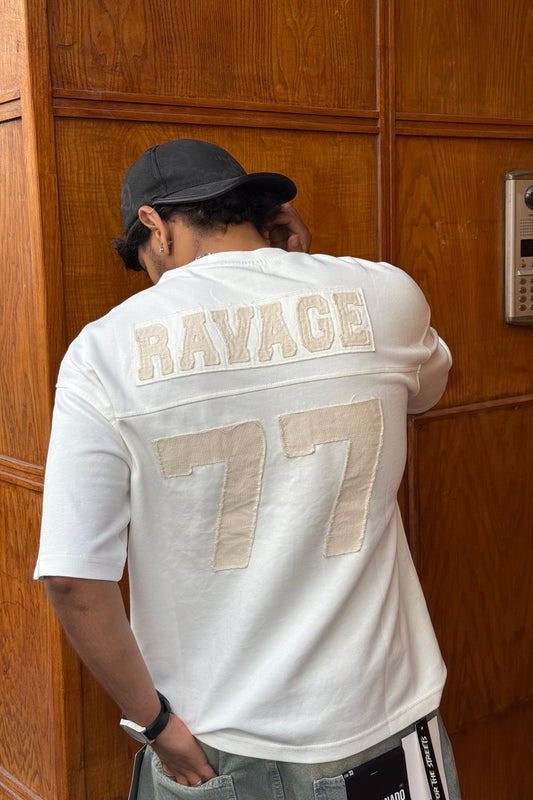 T-SHIRT ES 77 RAVAGE ECRU E71-164