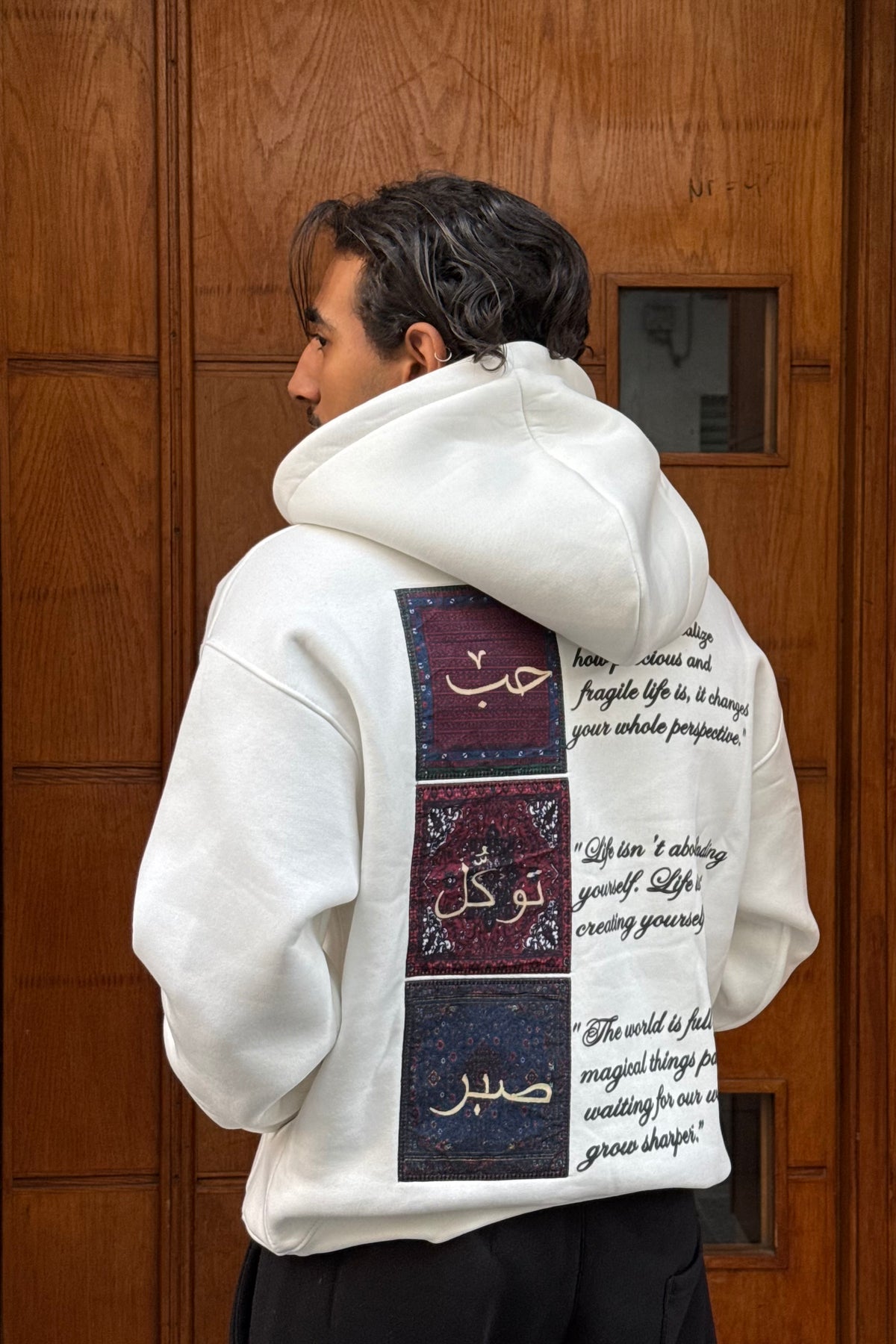 HOODIES (حب) WHITE BL