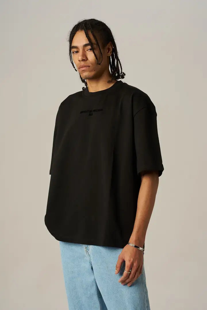T-SHIRT BU BLACK T-12