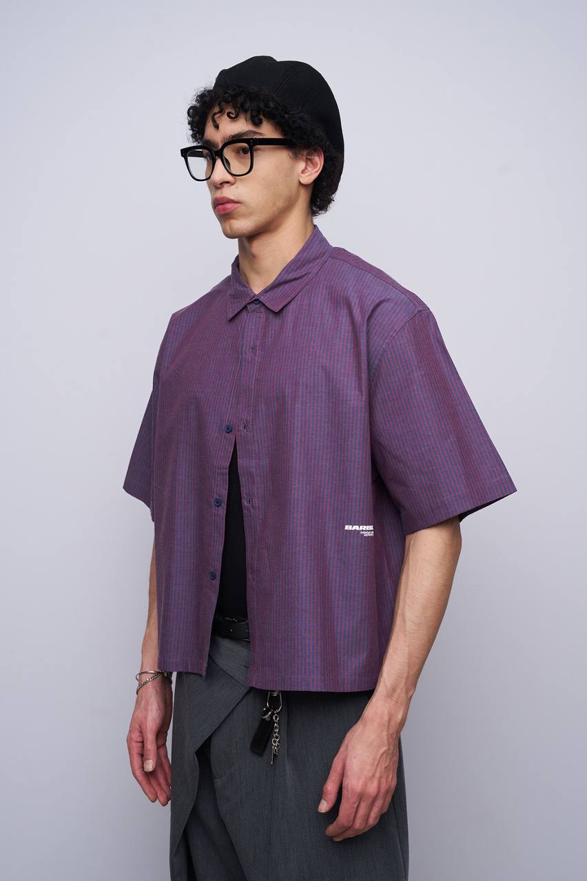 CHEMISE CROP BR BUGUNDY 10-209