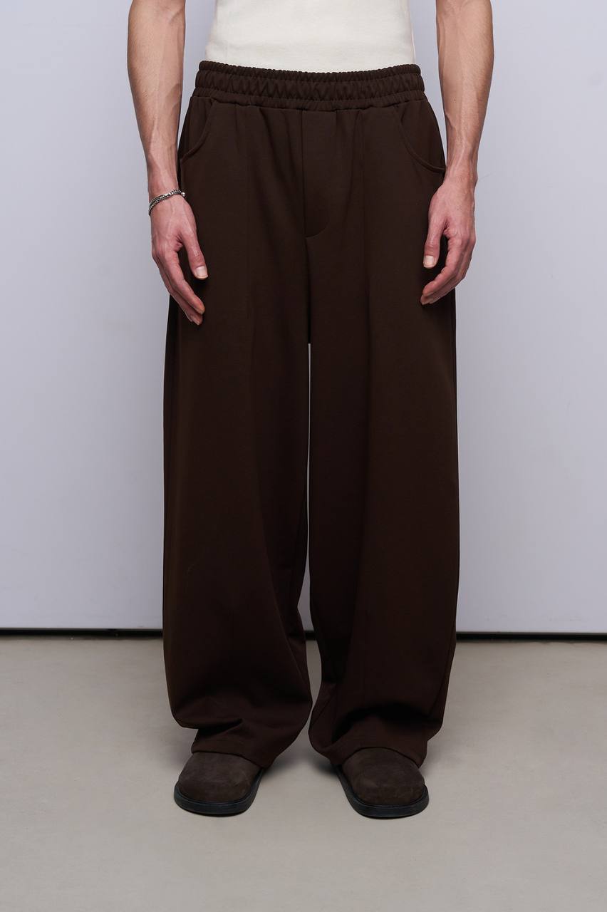 Balloon İnterlock Pants BROWN 40-210