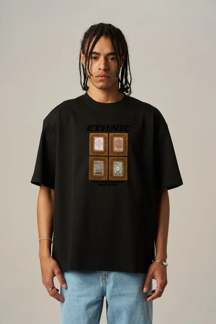 T-SHIRT BU BLACK T-17