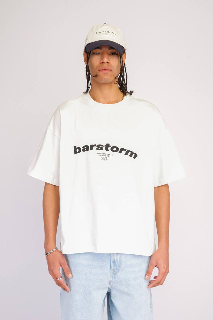 T-SHIRT CROP BARSTORM WHITE 20-202