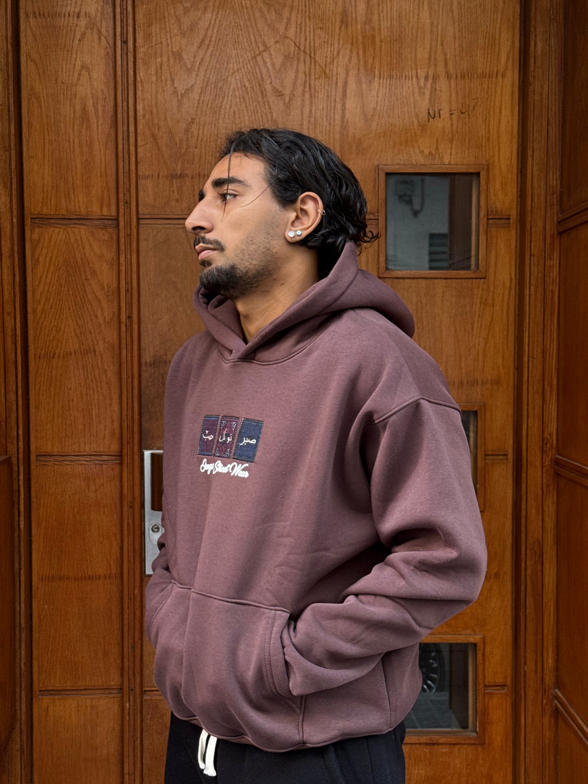 HOODIES (حب) BROWN BL